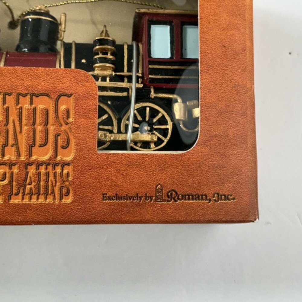 Vintage Train Locomotive 515 Wood Ornament Legend of The Plains Chapter IV 1991 - Picture 13 of 16